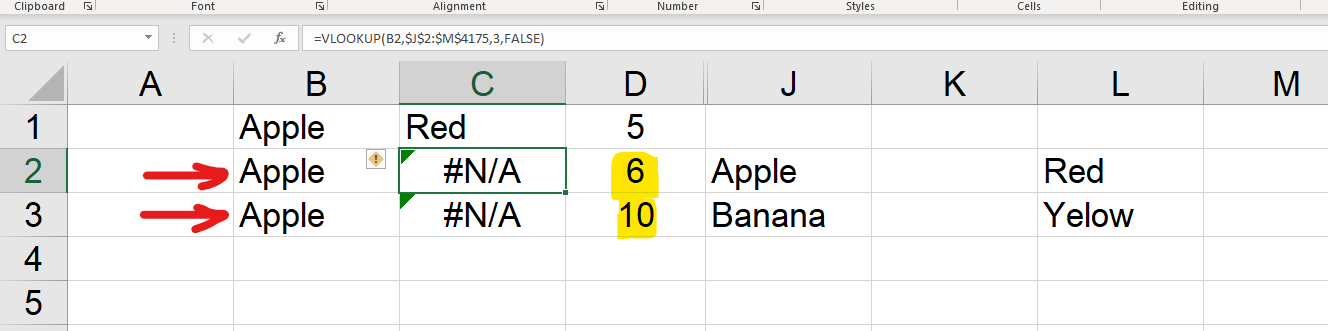 VLookup not returning a value - Microsoft Q&A