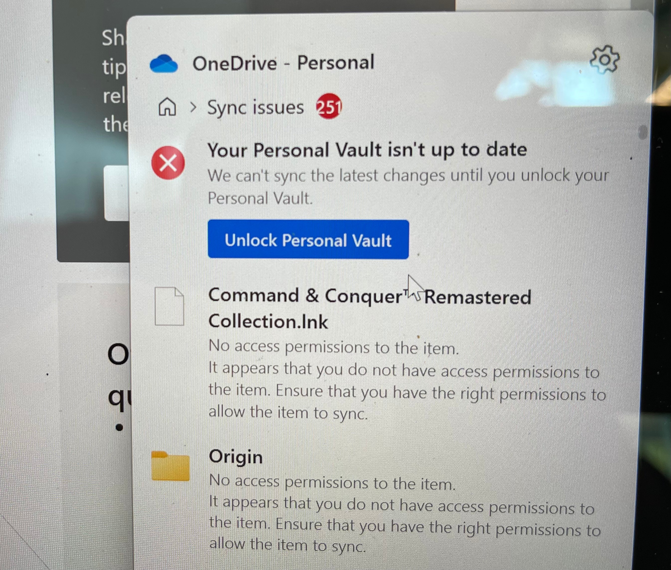 Sync issues - Microsoft Q&A