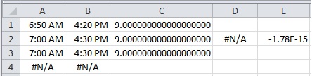 Error in Time Formula - Microsoft Q&A
