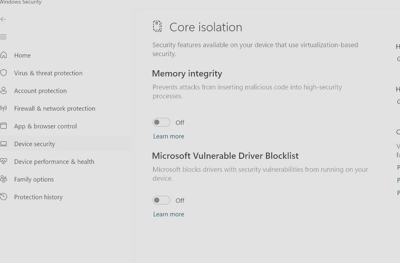 Many error 0xc0000005 - Microsoft Q&A