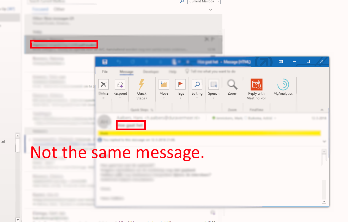 Outlook 365 - Problems with Conversational view mode - Microsoft Q&A
