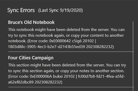 I am unable to sync my onenote files between computers. - Microsoft Q&A