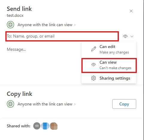Editing a view only file in OneDrive - Microsoft Q&A
