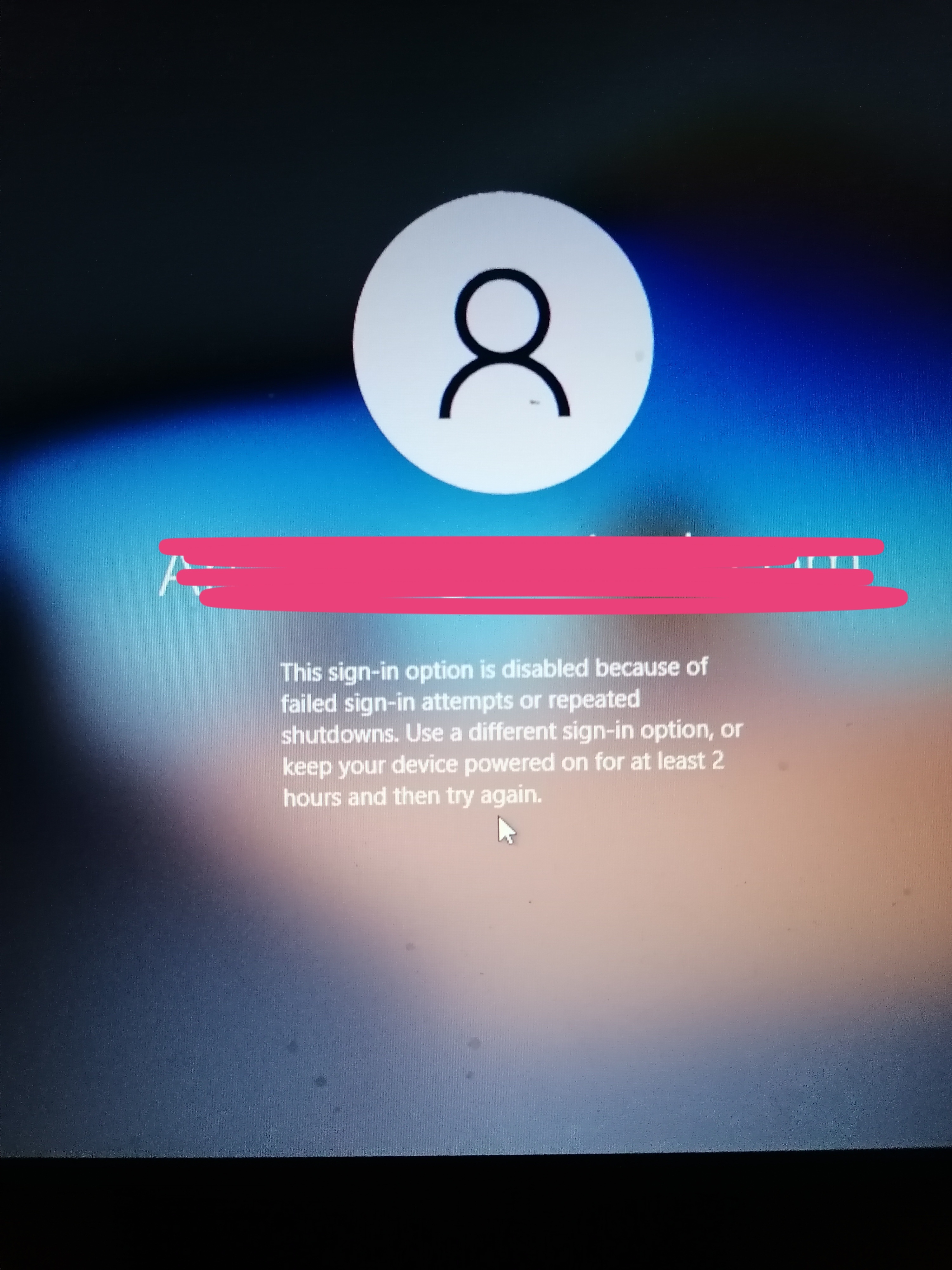 Cannot get past welcome screen, no option for password entry ...