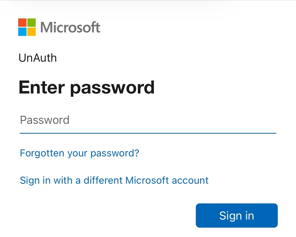 Asked me to sign in to unauth? - Microsoft Q&A