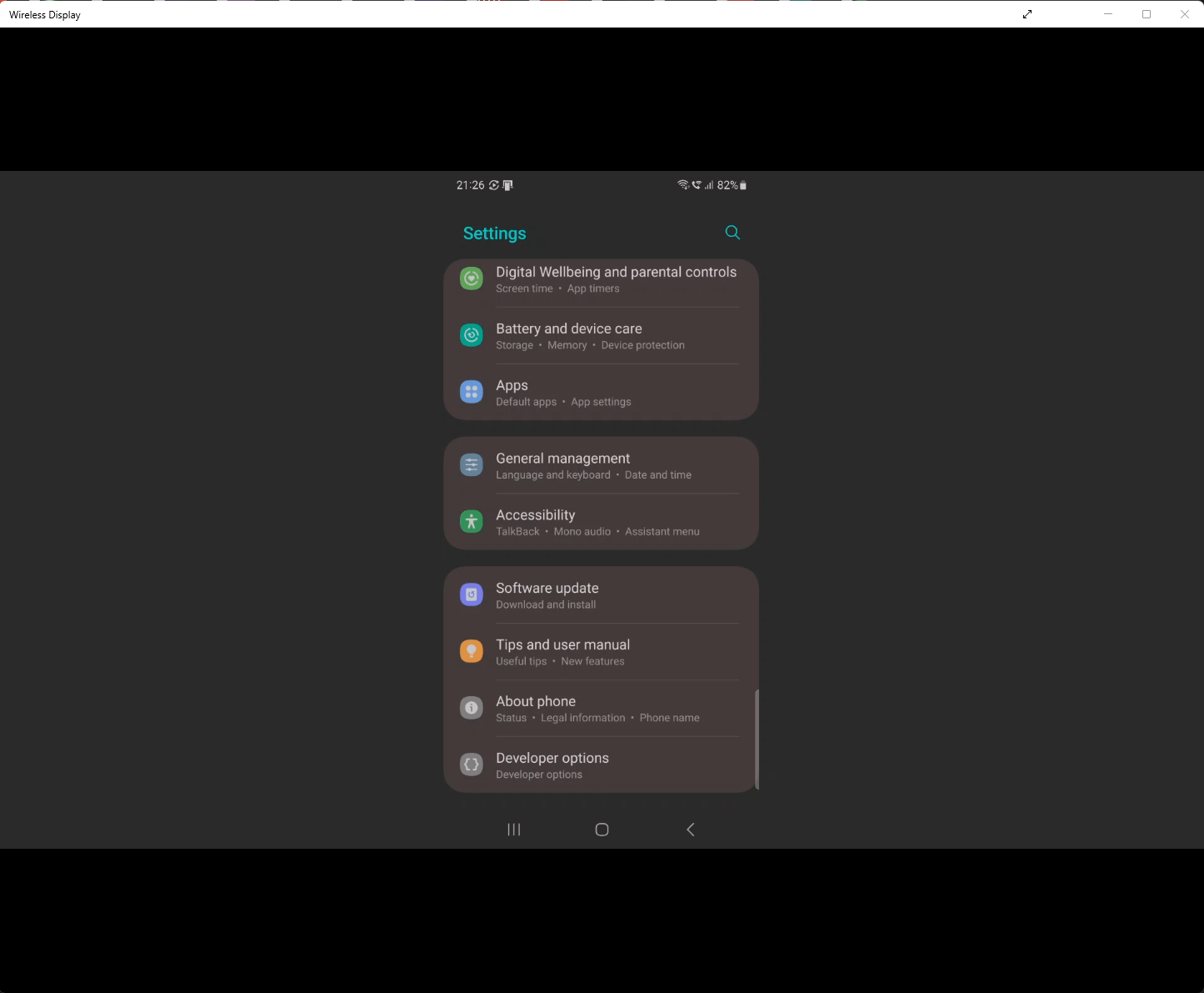 Wireless Display app on Windows 11 switches to max. brightness above a ...