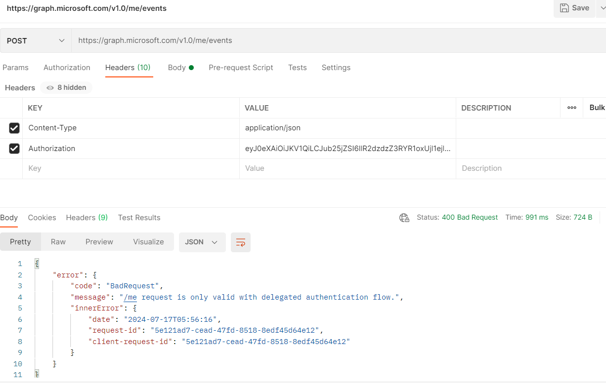 Facing issues while scheduling meeting using MicrosoftGraphAPI ...