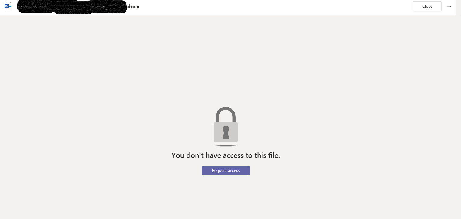 Unable to access files in chat - Microsoft Q&A