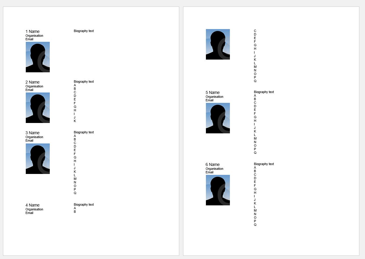 Word edit view of documents different to print preview/print view ...