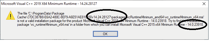 Visual C++ Minimum Runtime - Microsoft Q&A