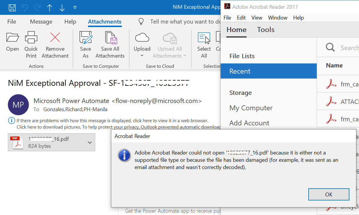 Approval with Attachments from MS Forms Microsoft Q&A
