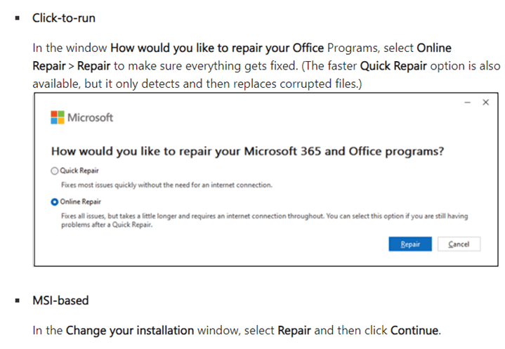 Installed my personal subscription on a new computer wont let me click ...