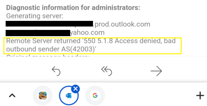 Microsoft Outlook Sending Delivery failed Emails. - Microsoft Q&A