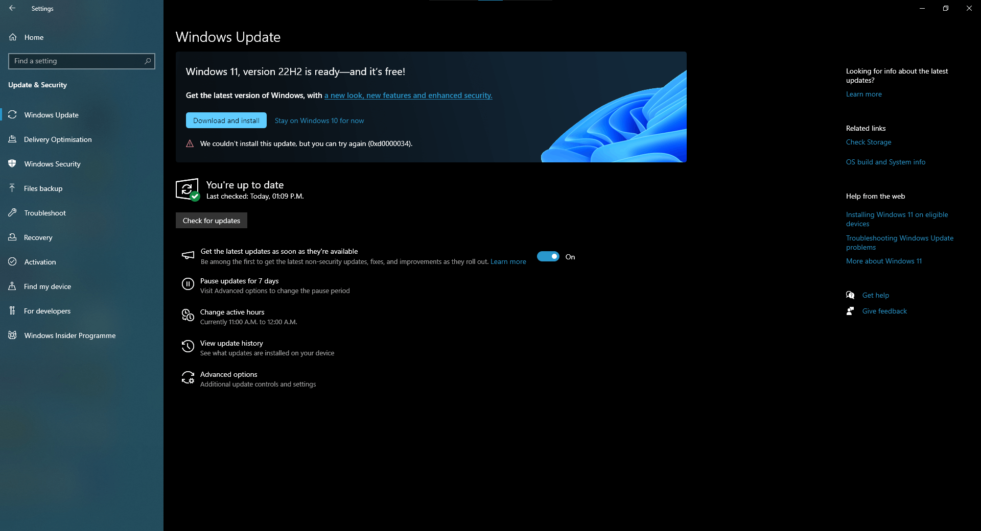 安価にwin11始めたい方どうですか？　ワードエクセル2016付 Error encountered while upgrading win11, error