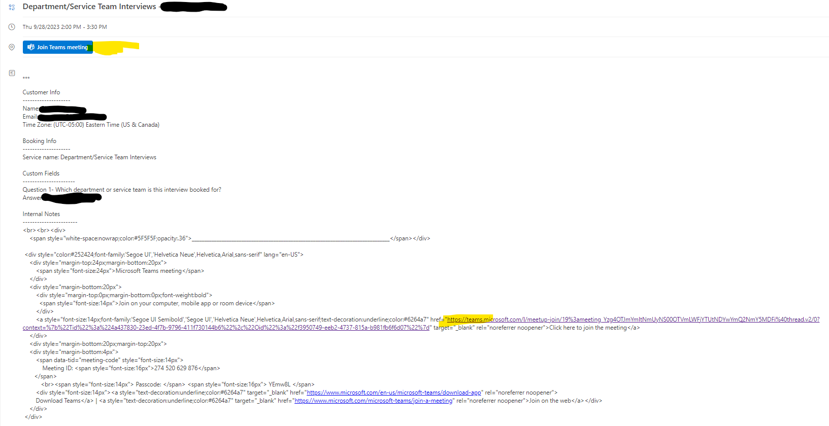 MS Booking Sending Users To Teams Classic In Browser Microsoft Q A