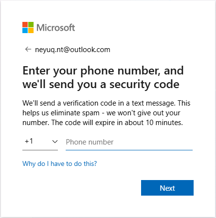 I can not receive SMS in Viet Nam - Microsoft Q&A