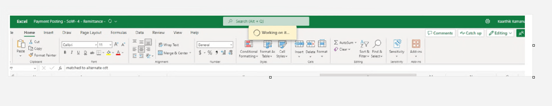 Excel file hang while co-authoring. - Microsoft Q&A
