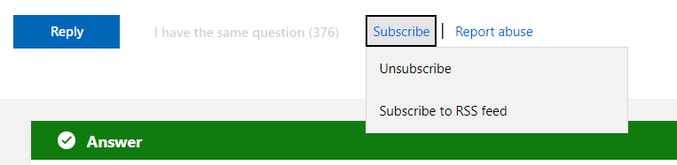 how do i get Microsoft Community to stop sending me the answer to a ...
