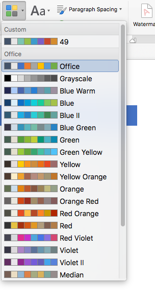 I cannot customize my theme colors in word - Microsoft Q&A
