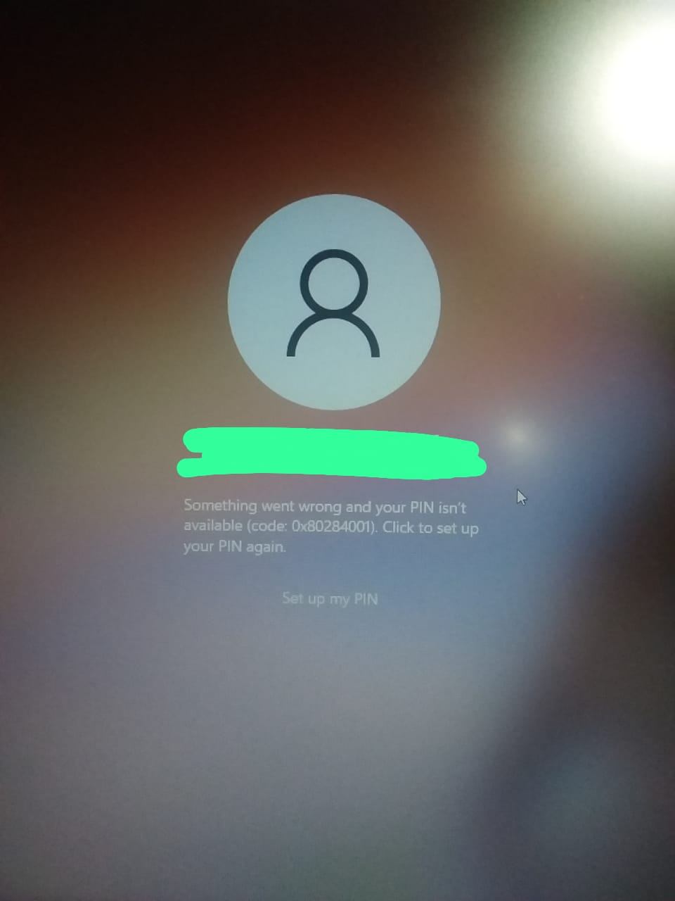 Problem with PIN when I open my laptop - Microsoft Q&A