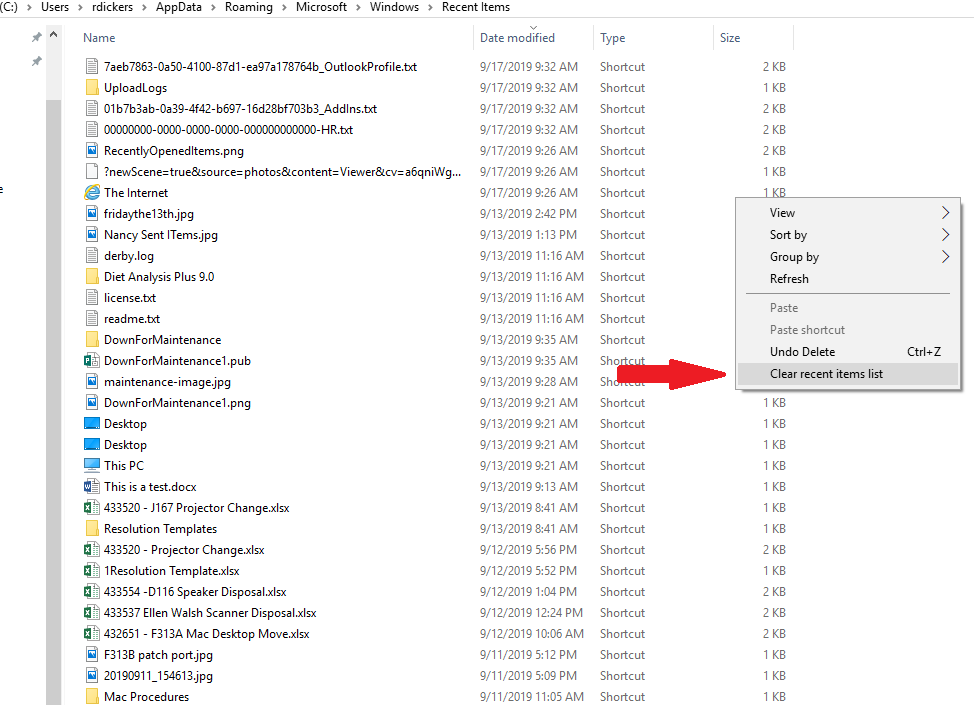 Outlook 2016: Attach File Drop Down Shows Duplicate Files - Microsoft Q&A