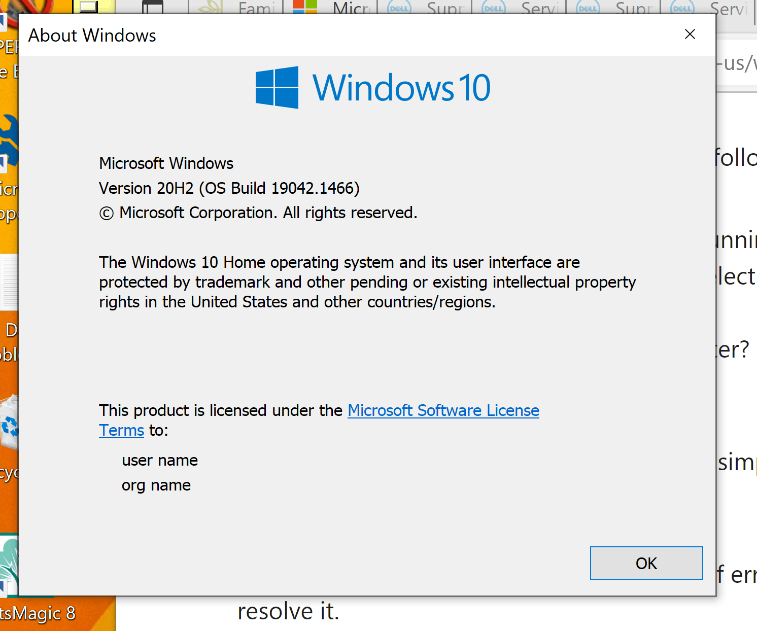 Winver - Microsoft Q&A