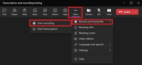 Unable to see Recording option in Teams - Microsoft Q&A
