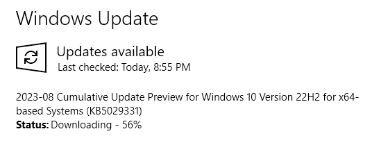 Build 19045.3393, KB5029331 out to Release Preview and optional on ...