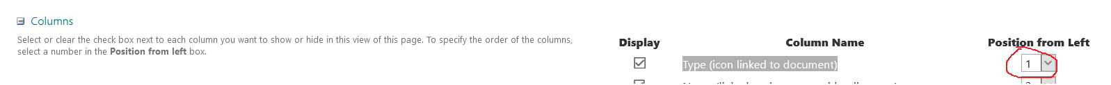 Type column missing - Microsoft Q&A