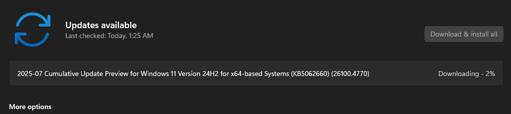 I cant download & install latest windows update - Microsoft Q&A