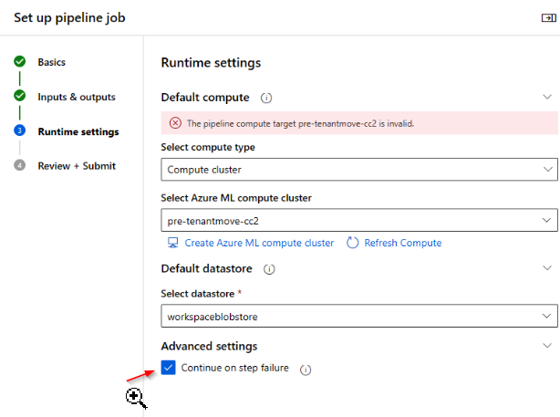How to fix "The pipeline compute target mycluster is invalid." in Azure ...