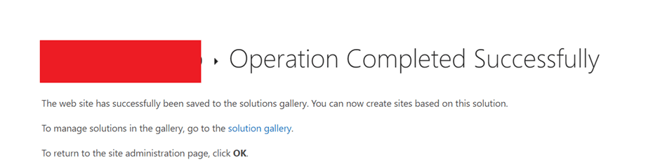 How can I copy a SharePoint Template Site I have created 100 times ...
