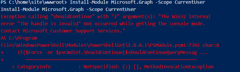 MSGraphInstallinfun