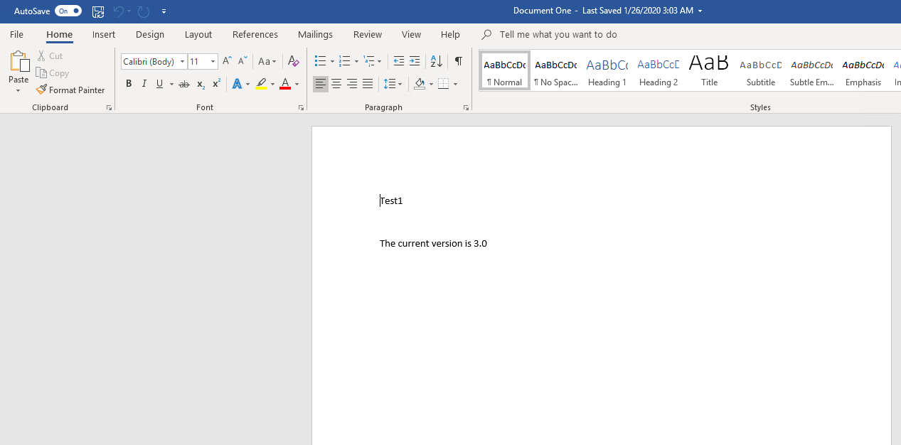 Inserting a SharePoint document version into a Word document ...