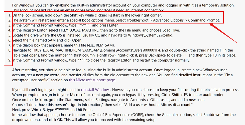 windows cannot access the specified device path or file you may not ...