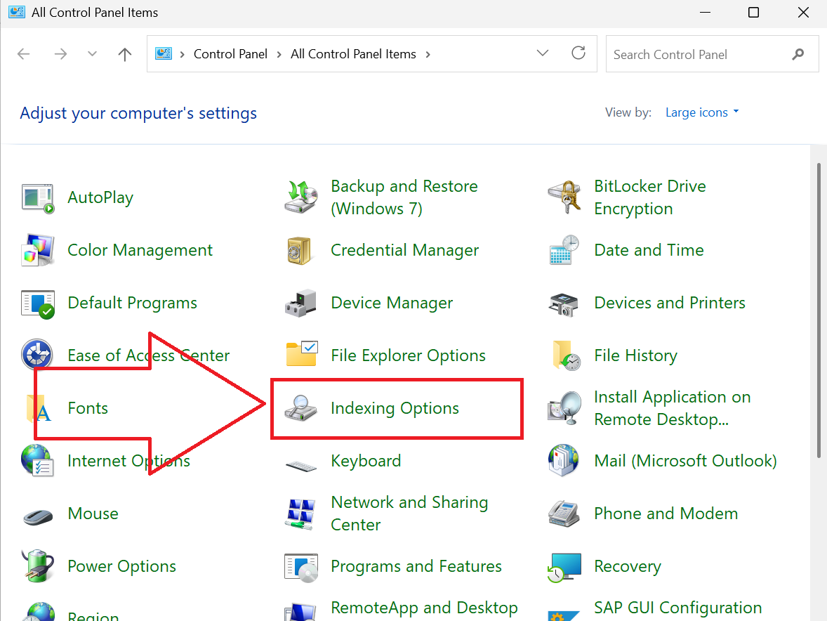 How to fix search not working? I think its something to do with a ...