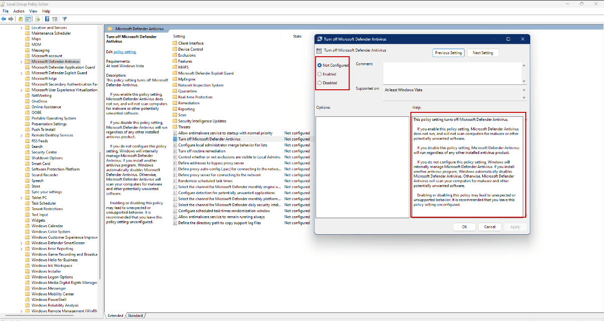 Problems with MS Defender Antivirus - Microsoft Q&A