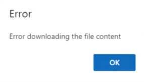 Error Downloading the file content in outlook - Microsoft Q&A