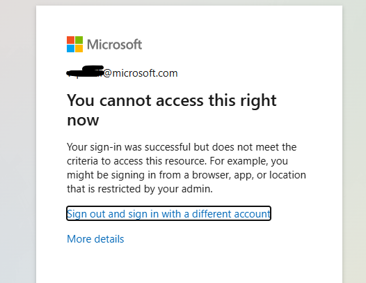 Not able to switch to few teanants - Microsoft Q&A