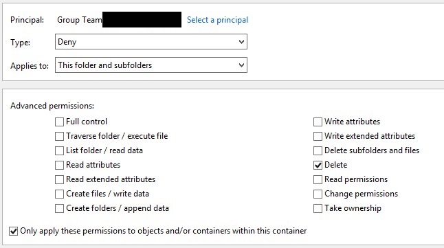 Windows Server 2016 and folder permissions - Microsoft Q&A