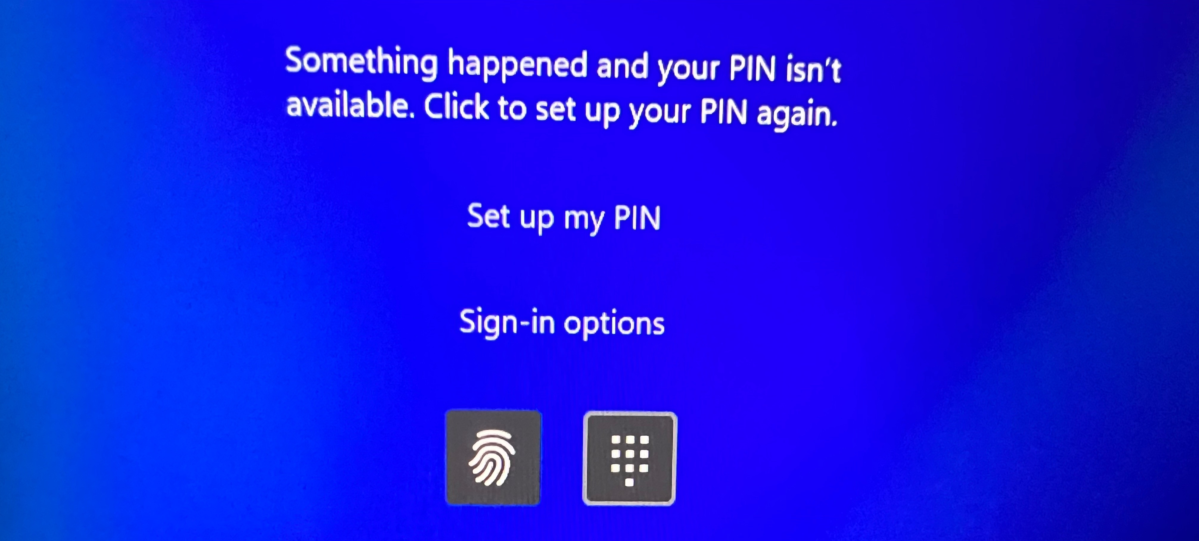 How to access my computer when fingerprints and pin options are ...