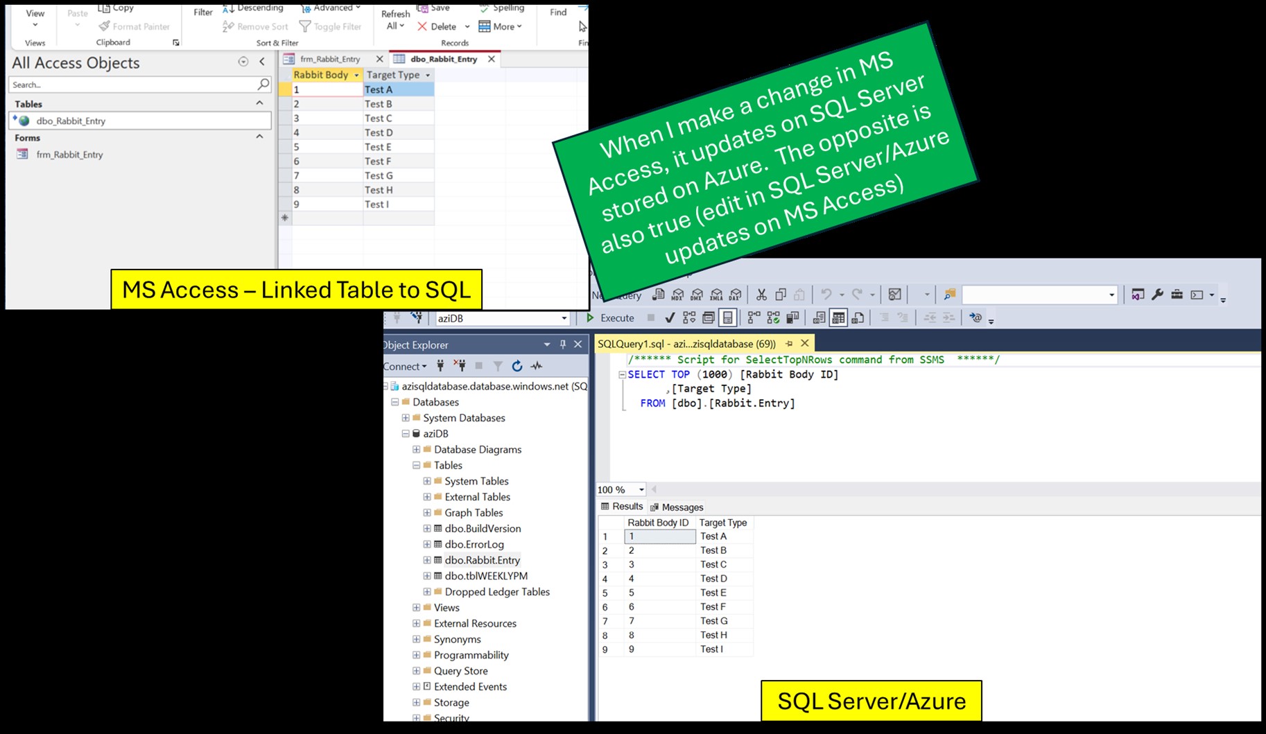 Microsoft Access/SQL Server Hosted on Azure - How to Distribute to End ...