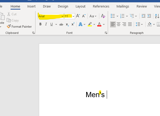 Apostrophe differences in Word vs. Excel even when using same font ...