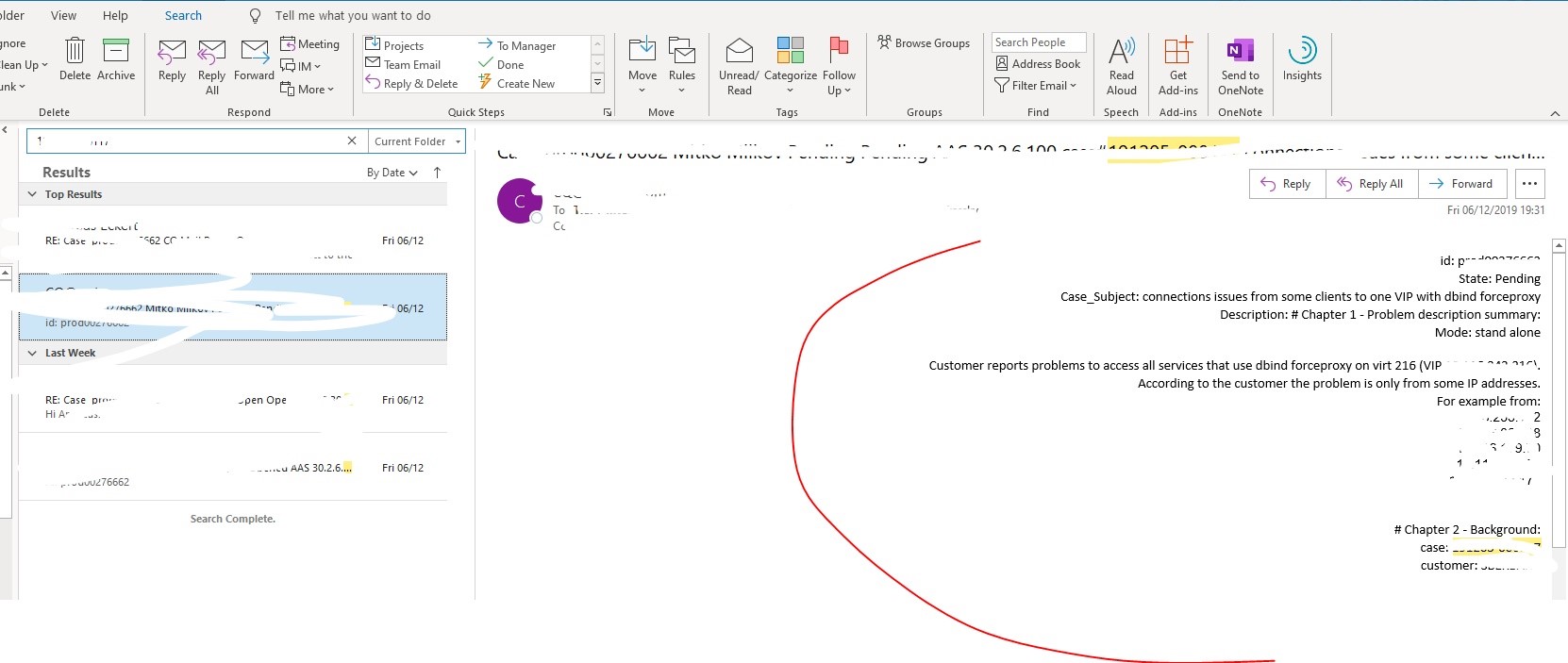 Plain text emails are always received Right-to-Left, regardless of my ...