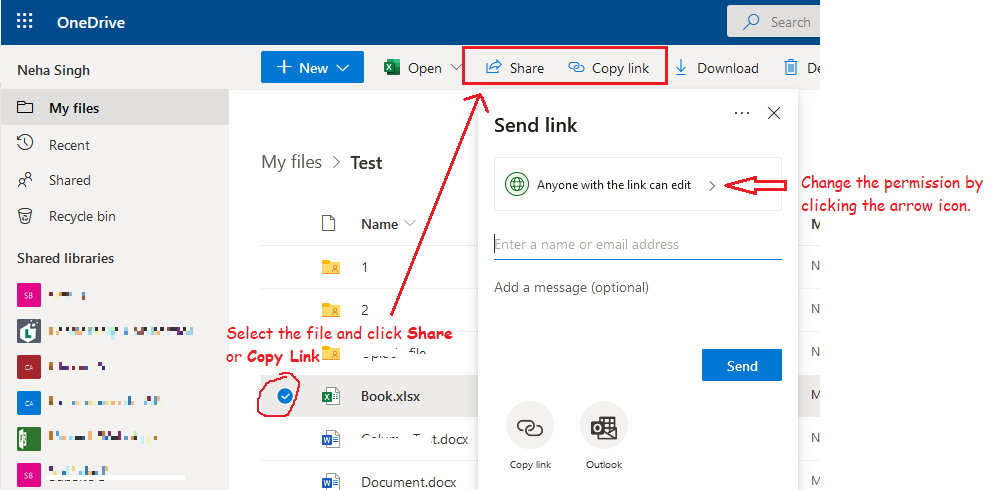 Collaborating with One Drive - Microsoft Q&A