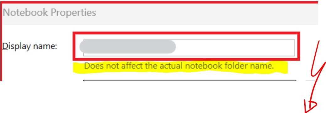 How to change name in one note - Microsoft Q&A