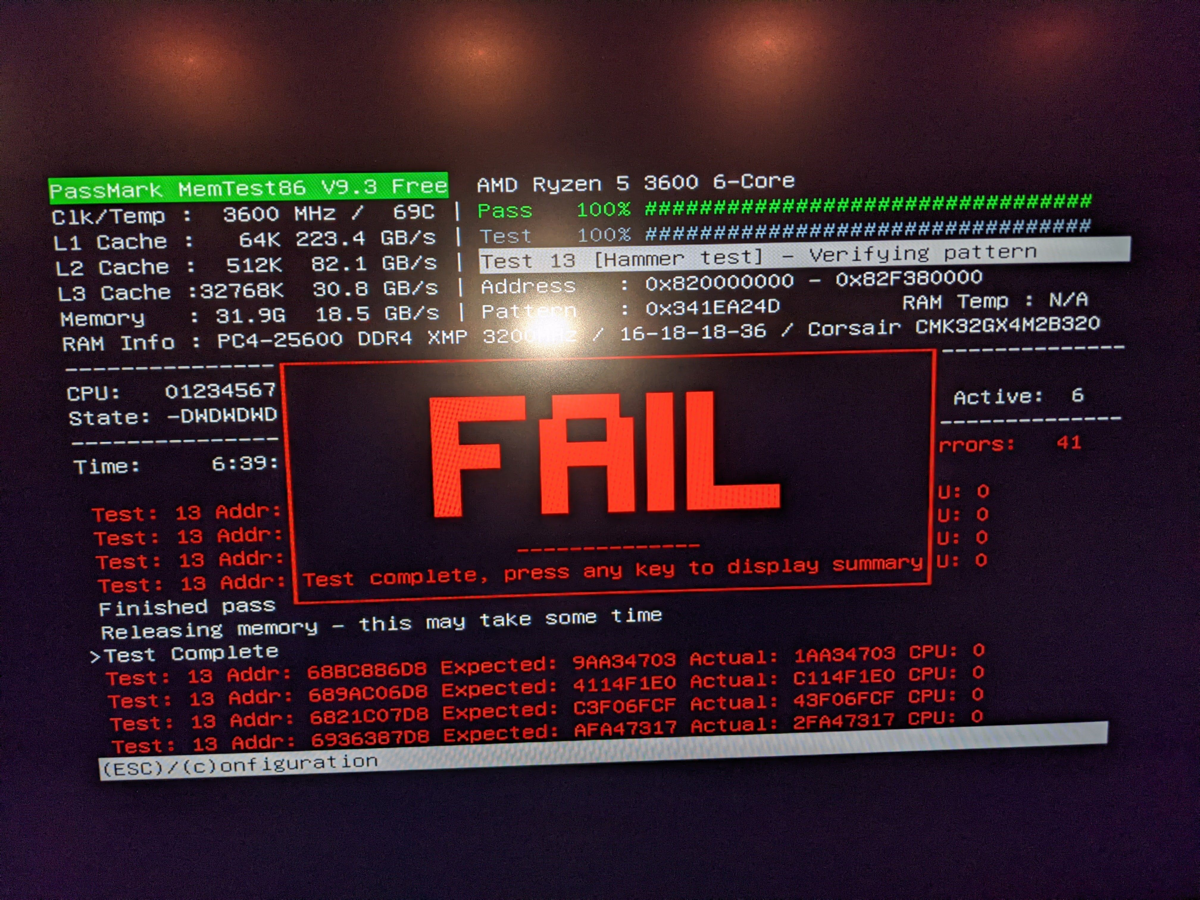 The computer has rebooted from a bugcheck. The bugcheck was: 0x0000001a ...