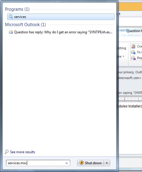 Why do I get an error saying 