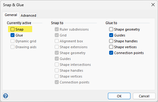 Visio 2013: Dynamic Grid Guidelines no longer appear - Microsoft Q&A