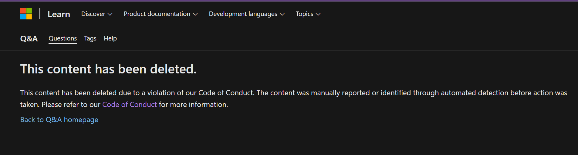 I cant ask any question - Microsoft Q&A
